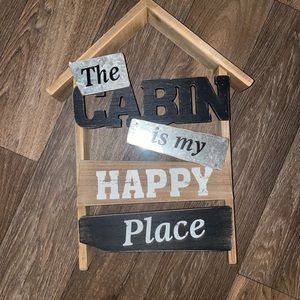 Cabin sign